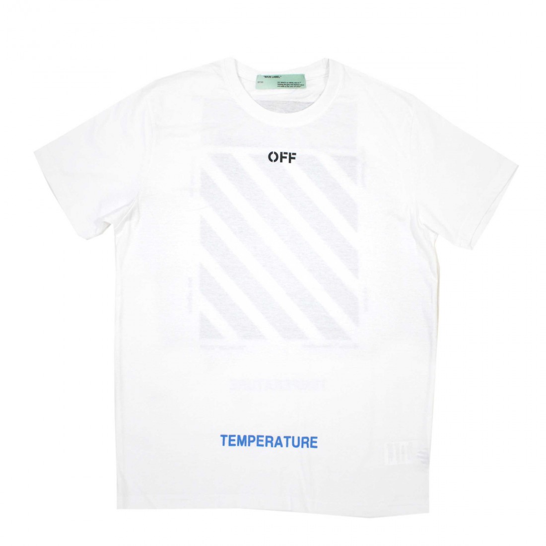 Off white outlet diagonal temperature tee